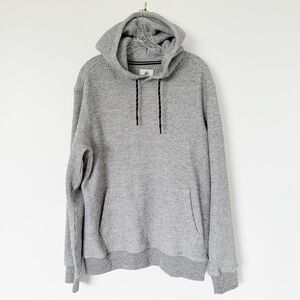 Gray Surfside Supply Waffle Hoodie Sweatshirt Medium